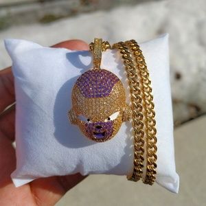 TOPGRILLZ Hip Hop Dragon Ball Cartoon Frieza 14K G